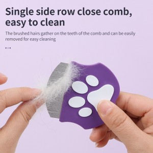 Wholesale Small Metal Pins Hair Remover Brush Pet Flea Lice Comb for Dog Cat