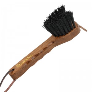 Wood Hoof Pick with Brush Horse Grooming Equipm...