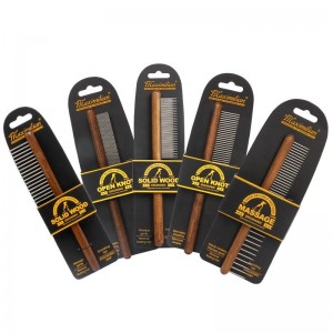 Wooden Pet Flea Comb