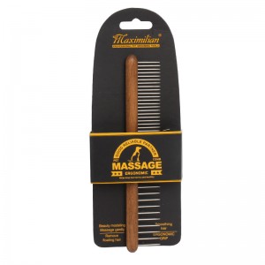 Wooden Pet Flea Comb