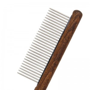Wooden Pet Flea Comb