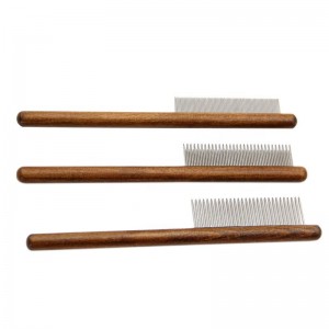 Wooden Pet Flea Comb