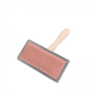 Brosse à épingles en bois pour animaux de compagnie